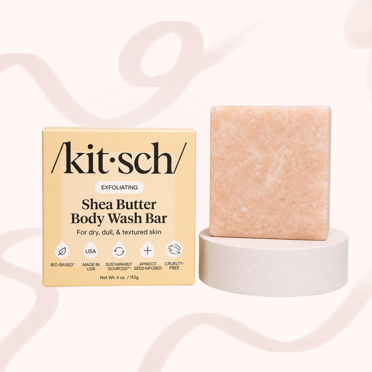 Kitsch: Shea Butter Exfoliating Body Wash