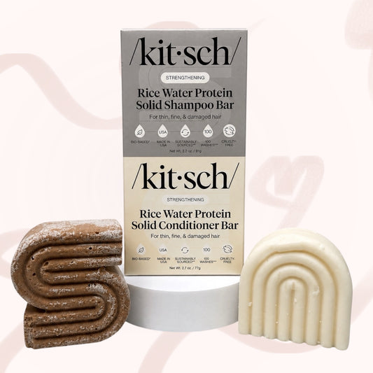 Kitsch: Rice Water Protein Shampoo & Conditioner Bars